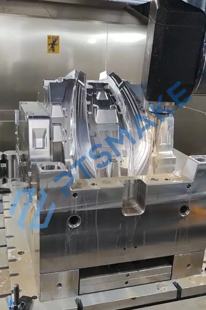 CNC milling of metal mold