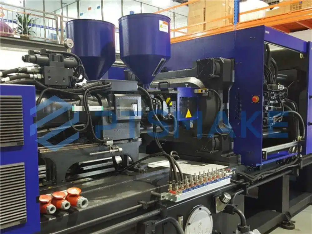 Two-shot injection molding machines