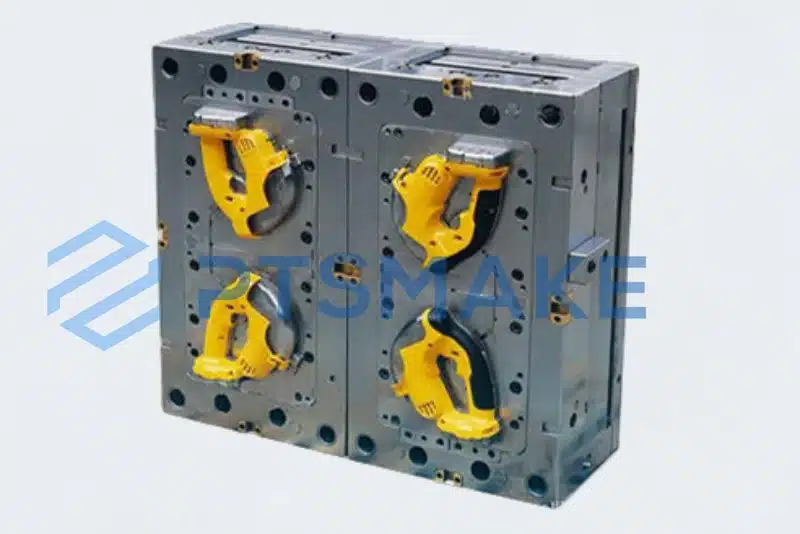 Yellow handle injection mold