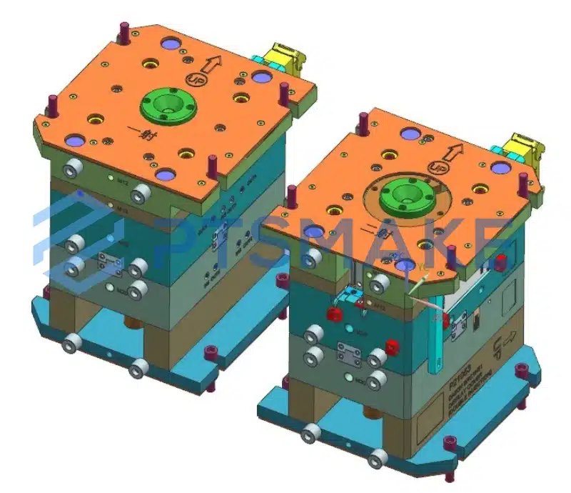 Colorful industrial mold design