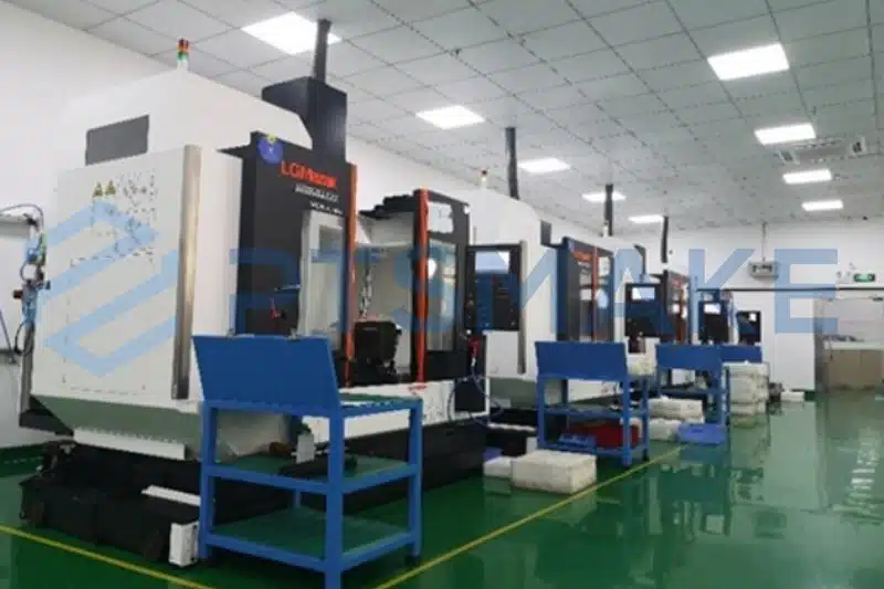 Row of LG Mazak CNC machines