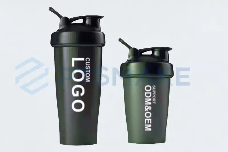 Shaker bottles with custom logos