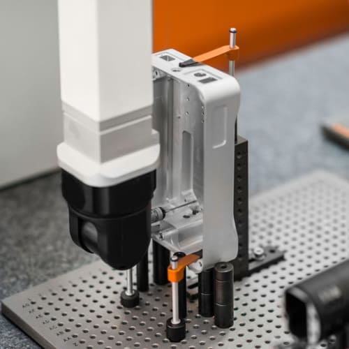 Coordinate measurement of injection molded parts