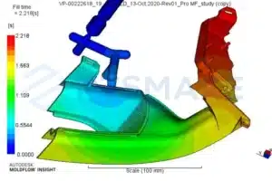 MoldFlow simulation analysis by PTSMAKE