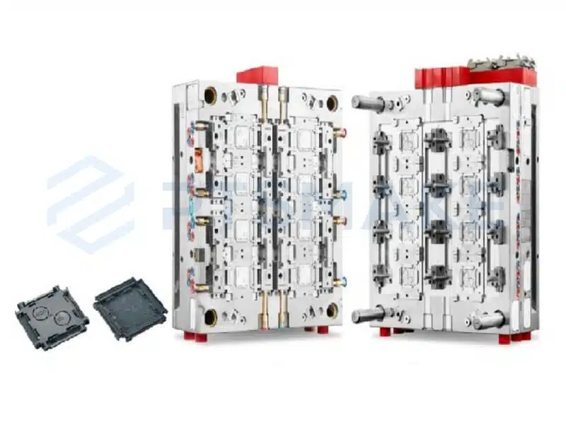 Complex mold system with components by PTSMAKE