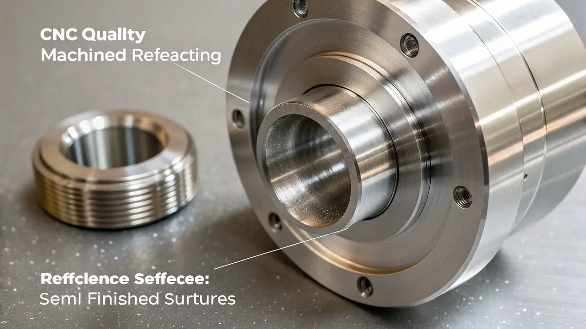 Porównanie wykończenia powierzchni w obróbce CNC