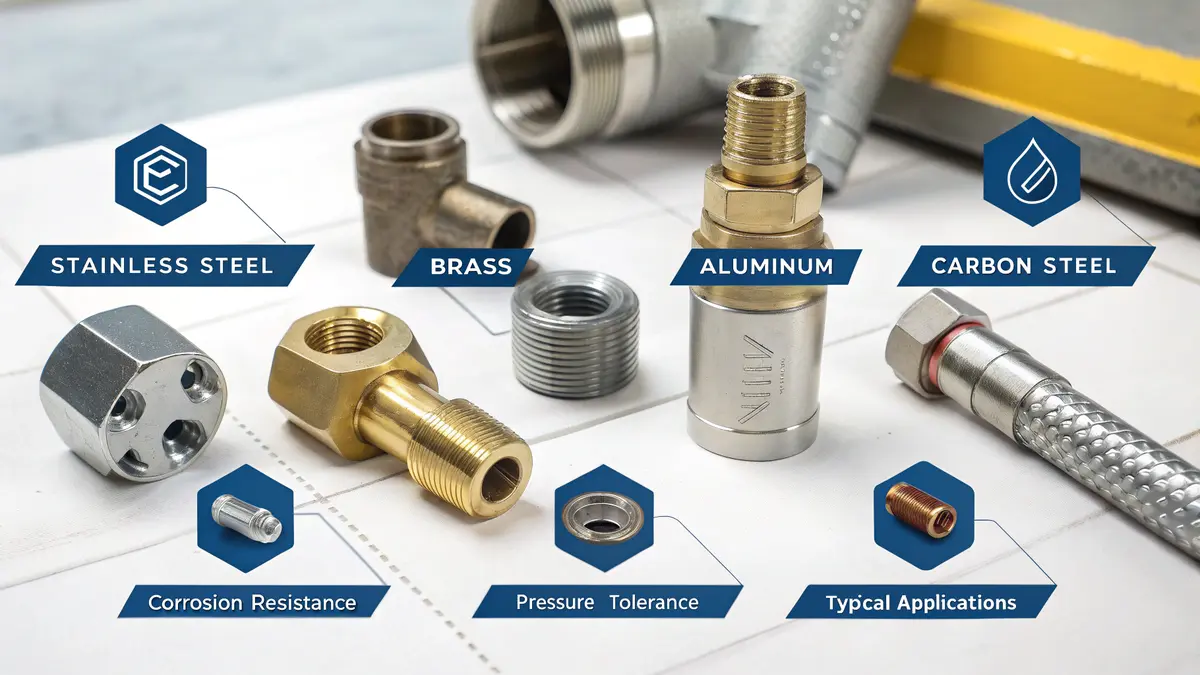 Custom Hydraulic Fittings Materials