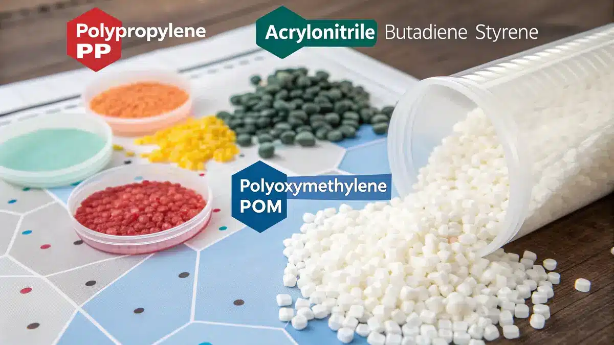 Verschillende soorten spuitgietkunststoffen