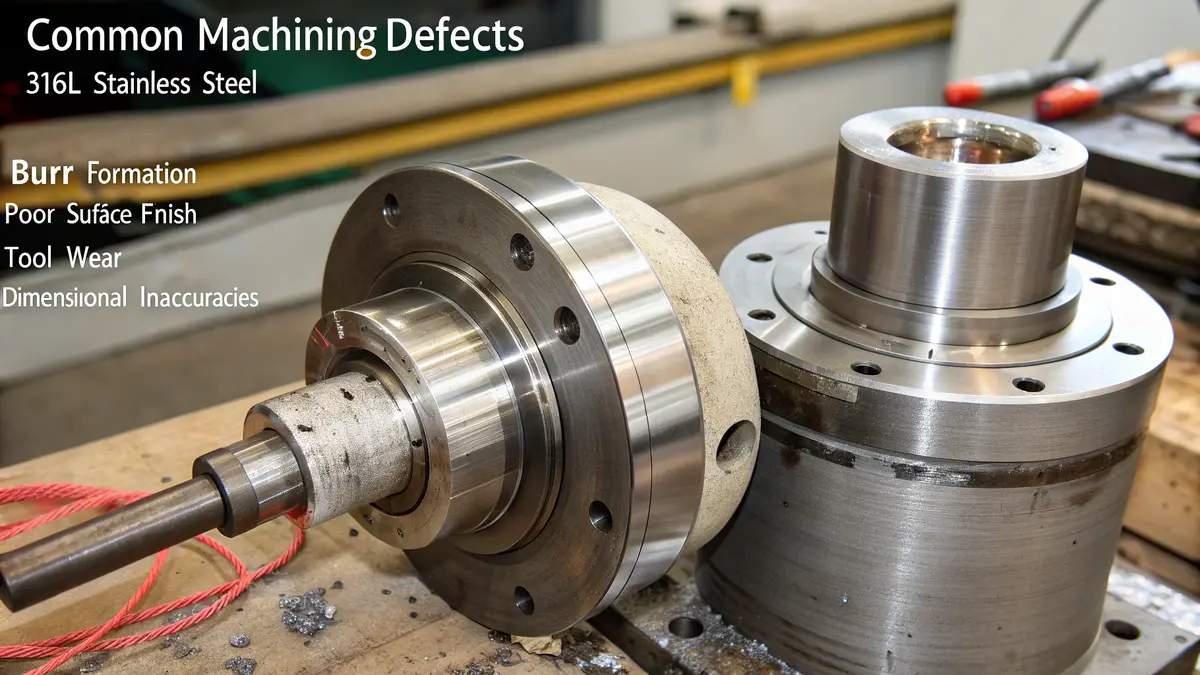 Typowe wady obróbki stali nierdzewnej 316L