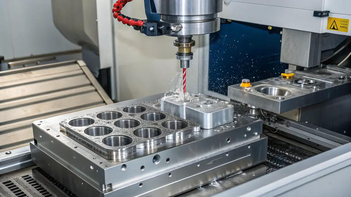 CNC加工におけるクーラントシステム