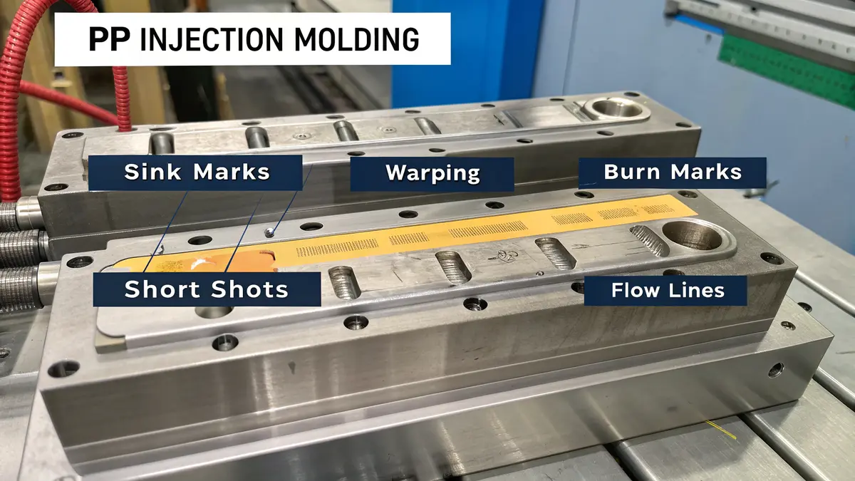 Veelvoorkomende PP-spuitgietdefecten
