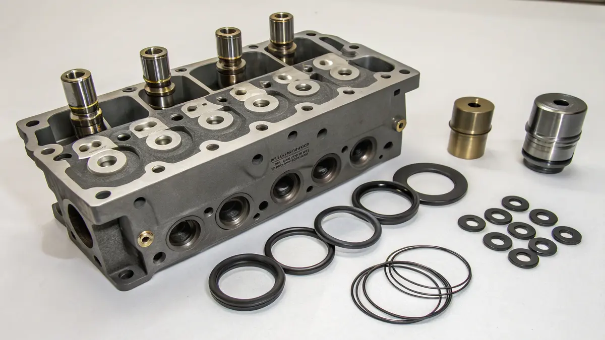 Hydraulic Cylinder Head Components