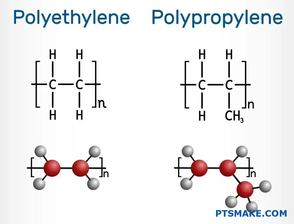 Comparaison de la sécurité des matériaux du polyéthylène et du polypropylène
