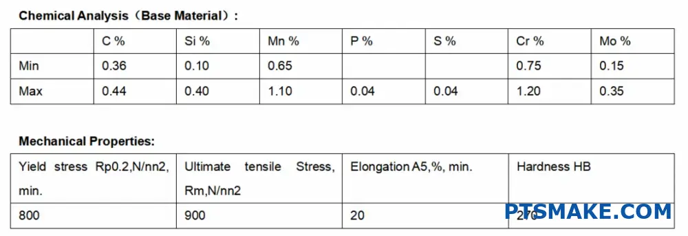 4140 Steel Properties And International Equivalents