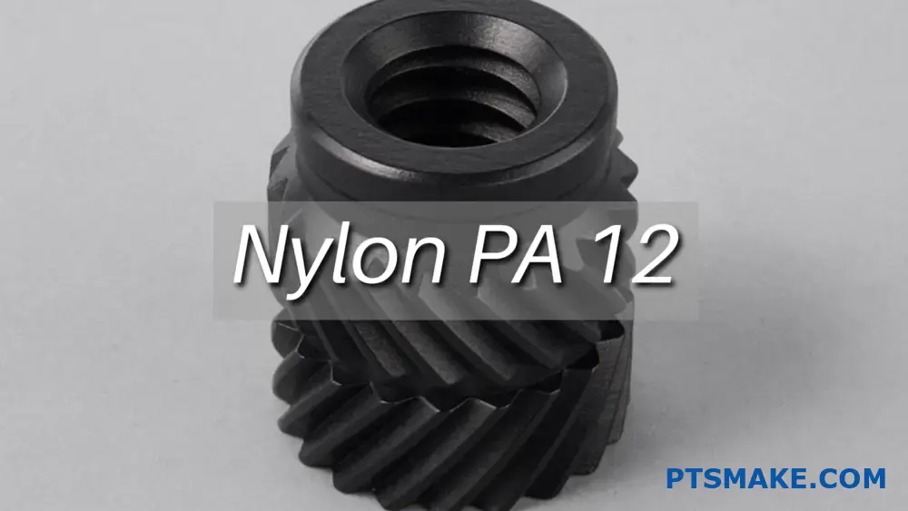 Piezas moldeadas por inyección de nailon 12