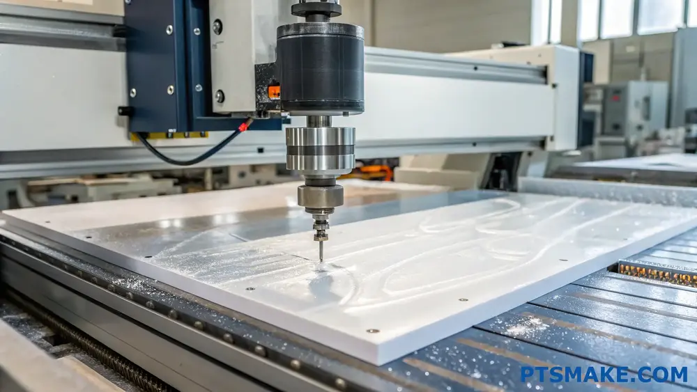 CNC-bearbetningsprocess för polykarbonat