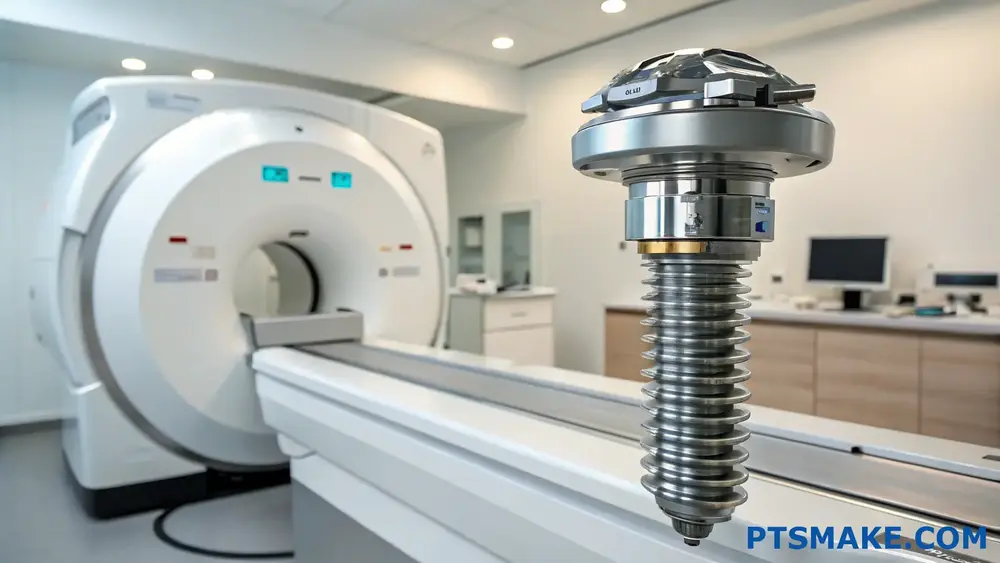 Titanium Medical Devices And MRI Scanner