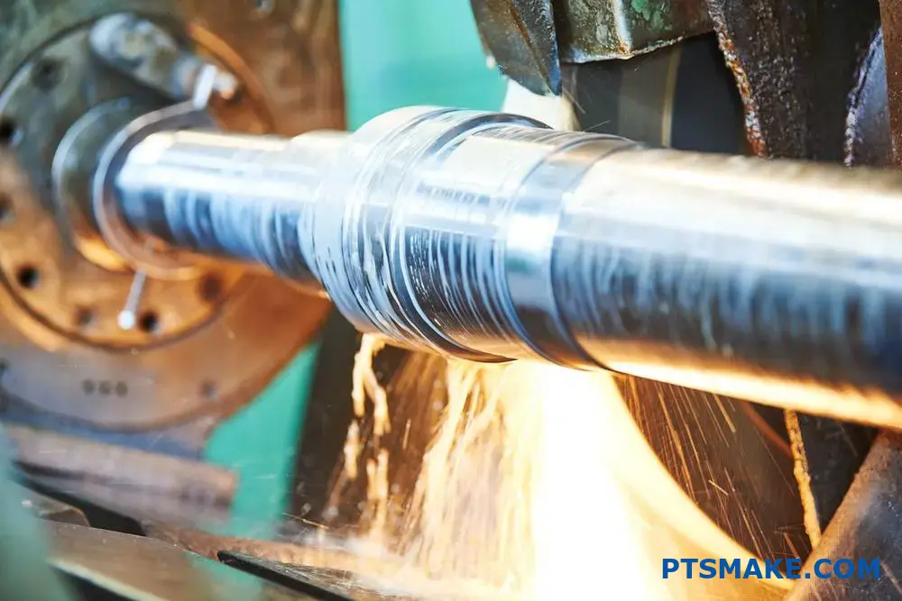 Precision Machined Shaft With Surface Finish