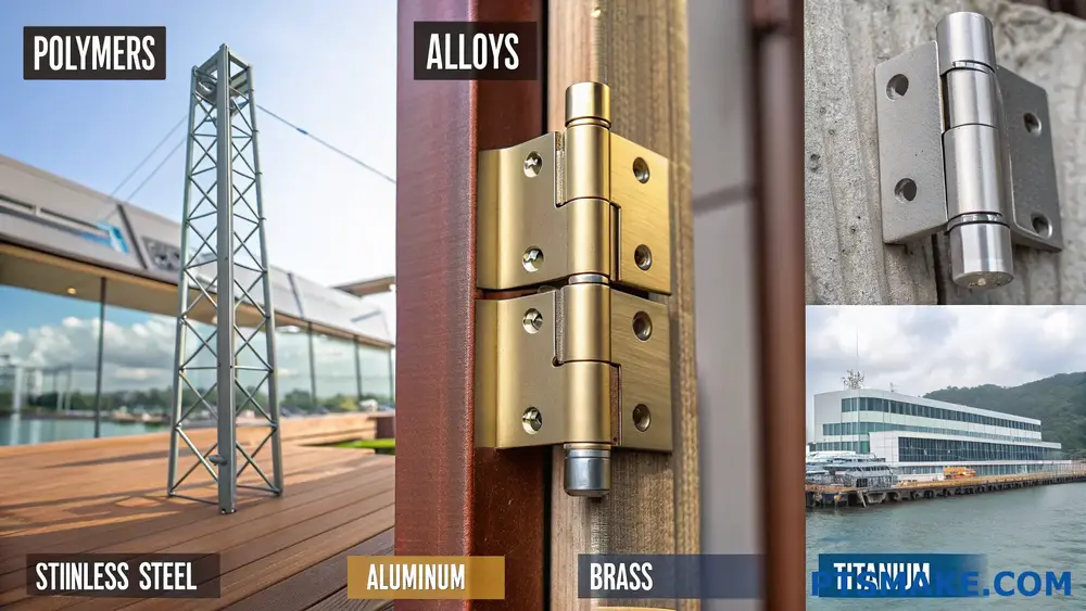 Différents matériaux industriels tels que les polymères, les alliages et les métaux présentés