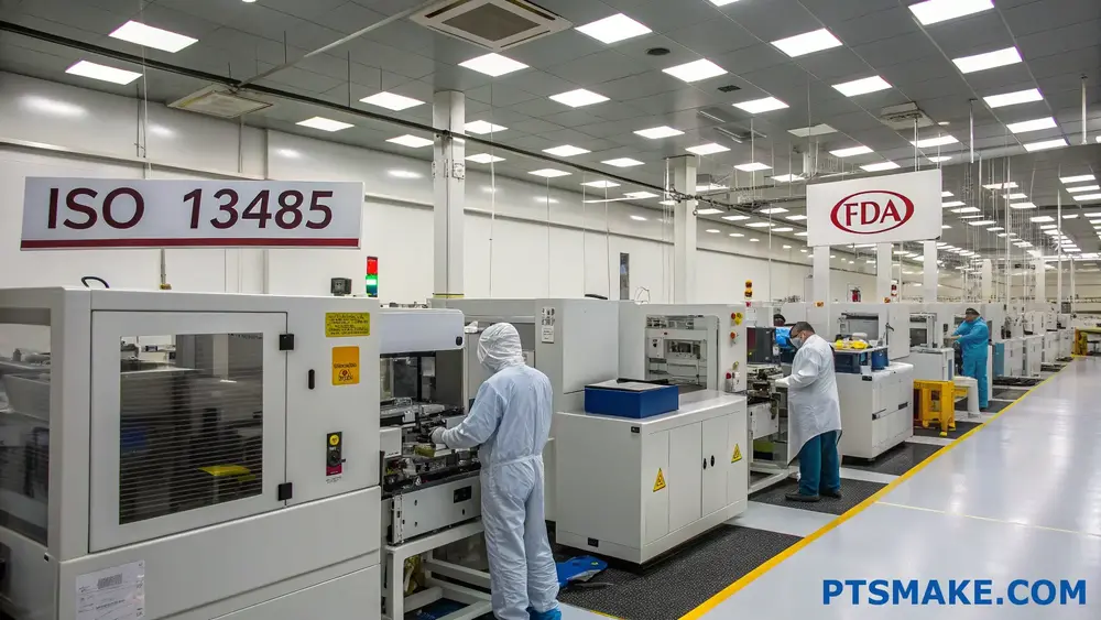 Technicy pracujący w pomieszczeniach czystych z certyfikatami ISO 13485 i FDA