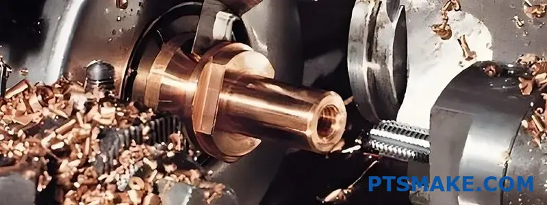 CNC-Drehen von Messingteilen