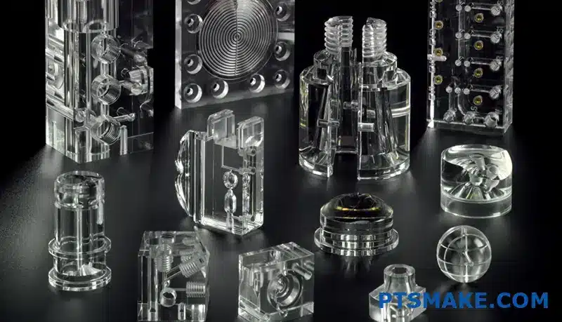 CNCはアクリルの部品を機械で造った