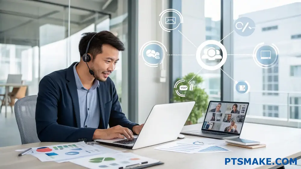 Online-Meeting-Zusammenarbeit