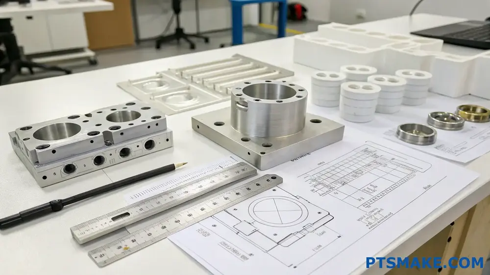 Precisiebewerkte metalen onderdelen