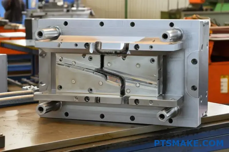 Grote aluminium prototype spuitgietmatrijs voor plastic validatiegereedschap