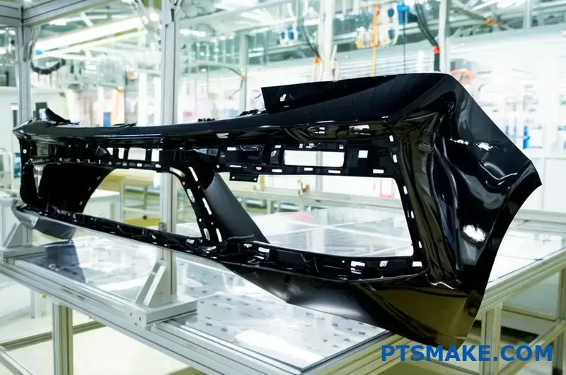 Grote kunststof spuitgegoten bumper voor laserscaninspectie in de auto-industrie