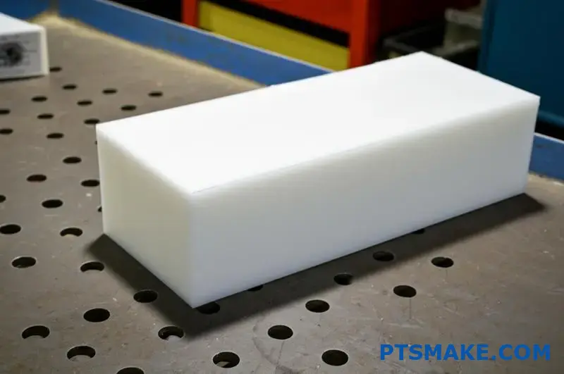 UHMWPE-blok met zijn bewerkingseigenschappen en dichte moleculaire eigenschappen