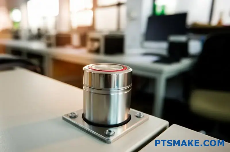 25mm stainless steel control switch button on industrial panel