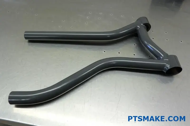 Heavy-duty custom control arm made from DOM seamless steel tubing