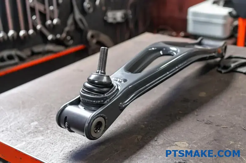 Heavy-duty custom suspension joint with spherical articulation ball