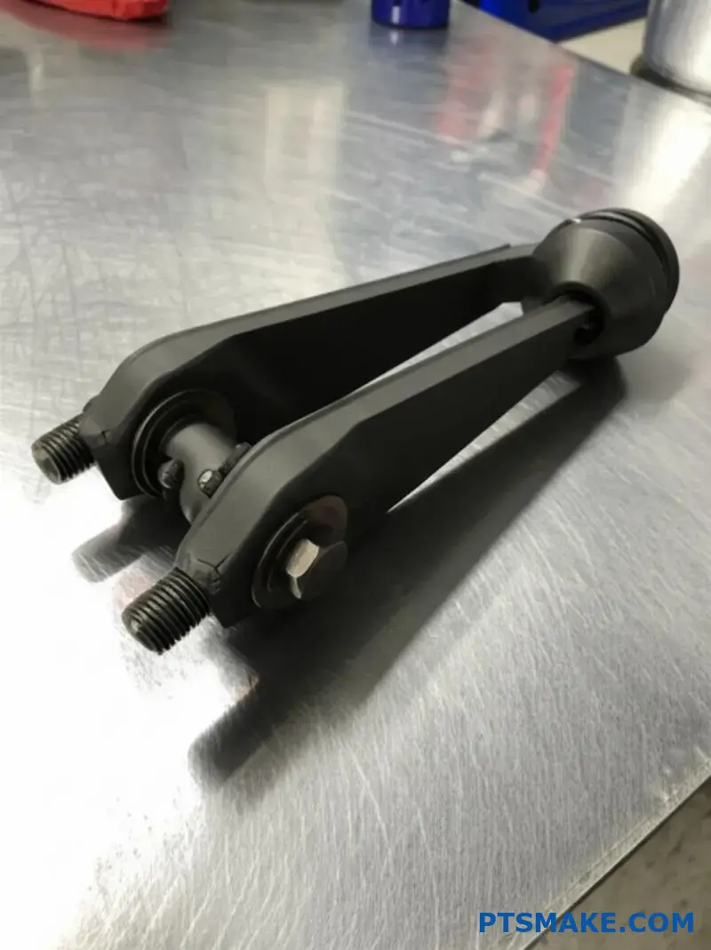 custom Jeebus Joint suspension part with enhanced articulation range