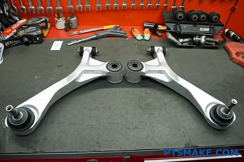 brazos de control personalizados de aluminio billet con bujes mejorados para el manejo del vehículo