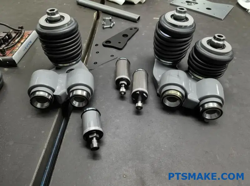 adjustable custom control arms with performance bushings for street and off-road use