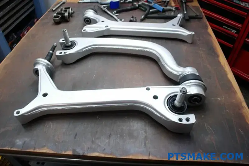 Brazos de control personalizados de alta calidad para la longevidad de la suspensión del vehículo