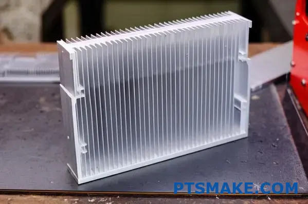 Großer dünner Aluminiumkühlkörper mit hoher Dichte