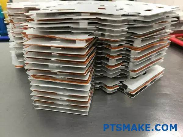 Kühlkörper aus Aluminium mit thermischen Schnittstellenmaterialien