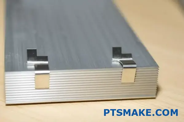 Disipador de calor de aluminio extruido fijado con clips de montaje metálicos en forma de Z