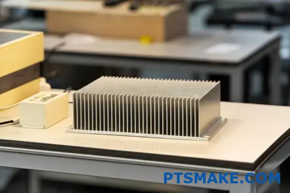 Disipador de calor de aluminio extruido para soluciones de refrigeración electrónica