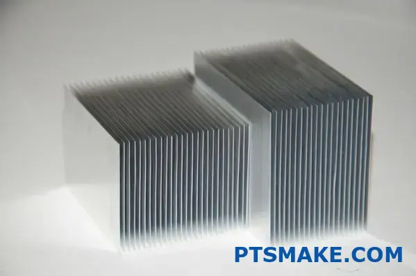 High-density skived aluminum heat sink with thin parallel fins