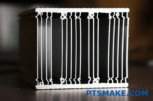 Radial fin aluminum heat sink for LED cooling applications