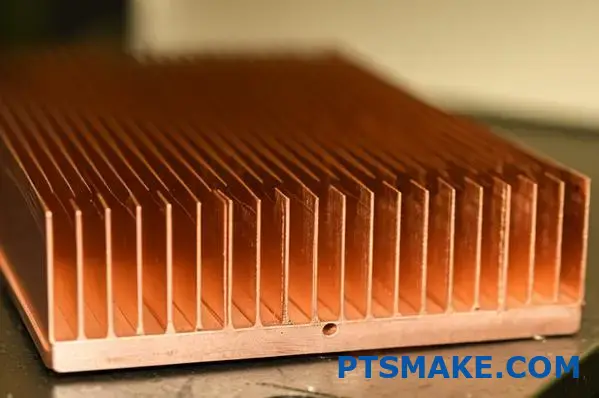 Copper Radiator With Vertical Fins