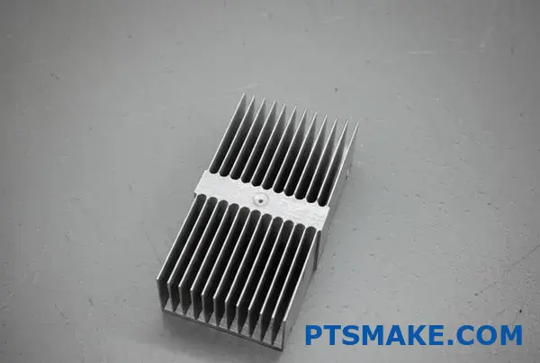 Pure aluminum 1000 series heat sinks with simple rectangular fins