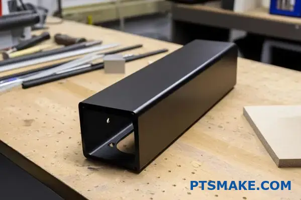 matte black aluminum speaker housing with durable design and premium finish