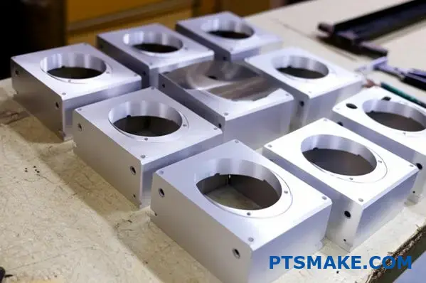 Multiple precision-machined aluminum speaker boxes for stereo or surround sound