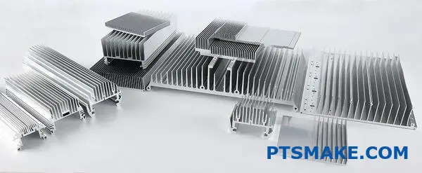 CNC Machined Aluminum Heat Sink Components