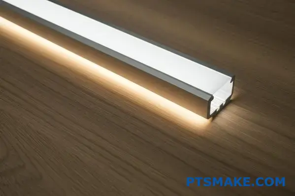 غلاف LED من الألومنيوم المصنوع من الألومنيوم المتجمد مع ناتج إضاءة منتشر